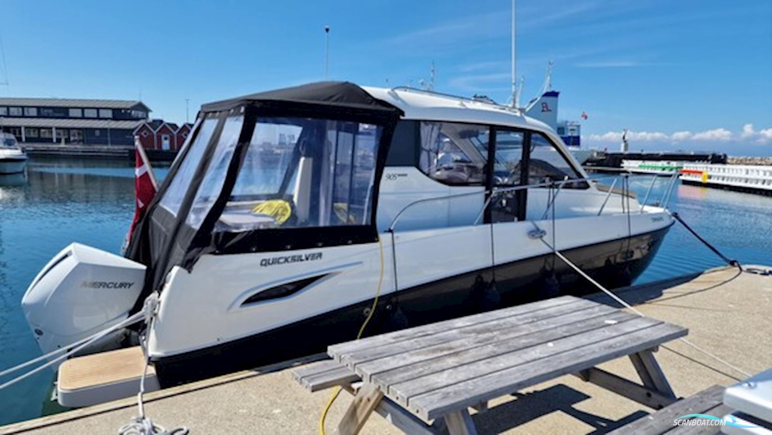 Quicksilver 905 Weekend med F300 Mercury samt Brenderup trailer (Opbevaring) Motorboten 2021, met Mercury motor, Denemarken