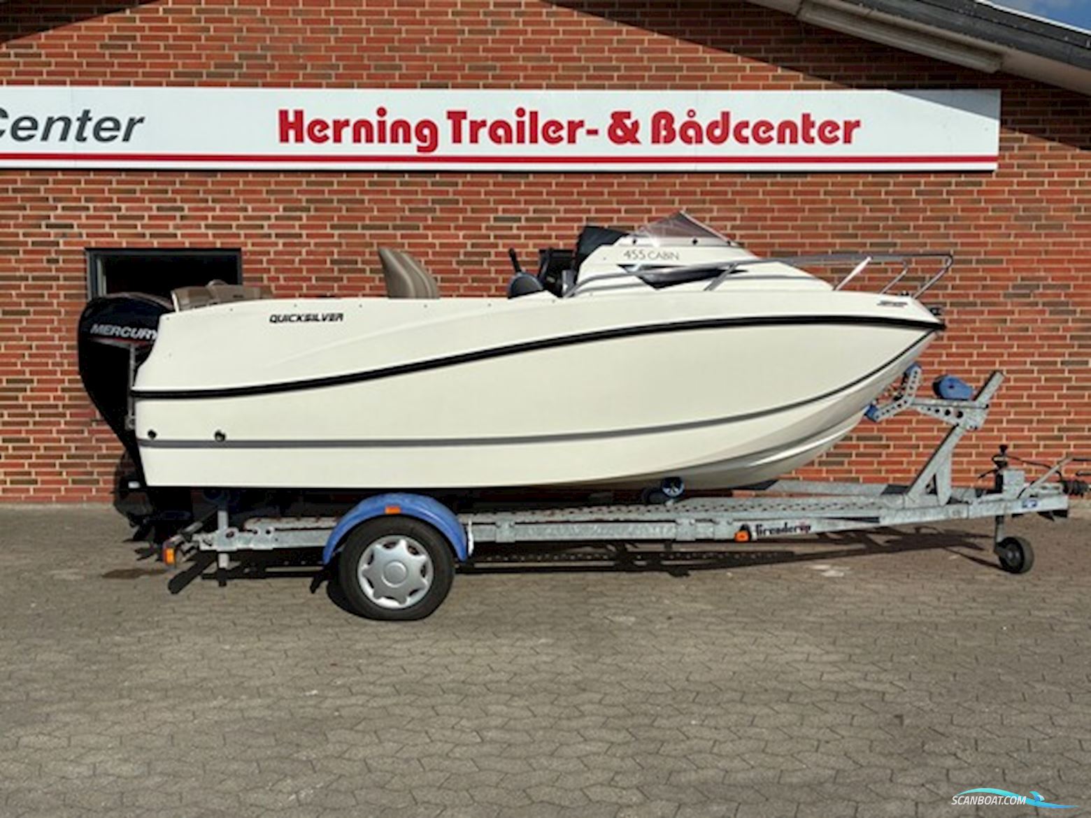 Quicksilver Activ 455 Cabin m/Mercury F60 hk EFI 4-takt  Motorboten 2020, met Mercury motor, Denemarken