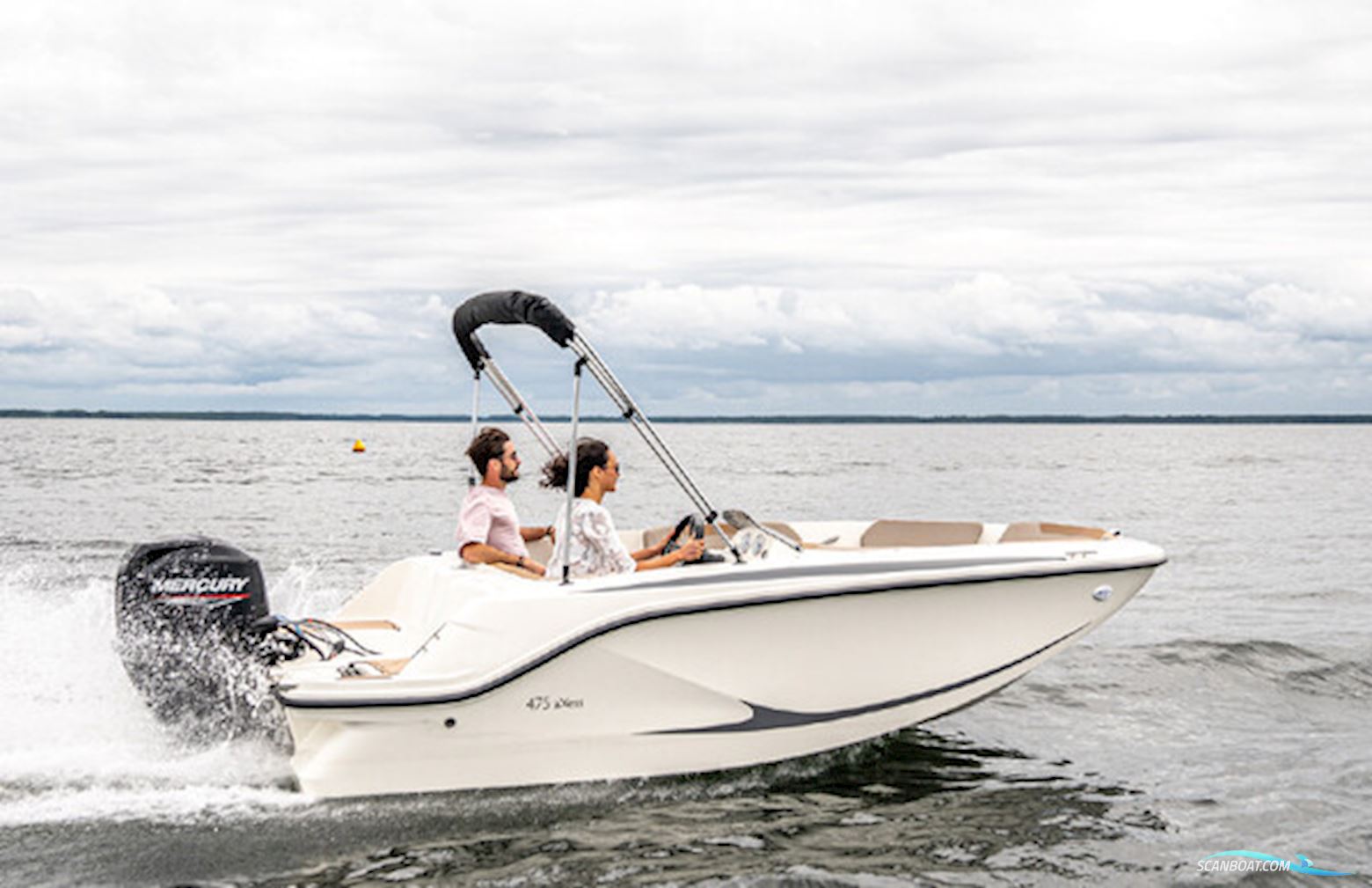 Quicksilver Activ 475 aXess med 50 hk Mercury-EFI 4 takt - Anvisningssalg