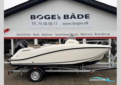 Quicksilver Activ 505 Open Med 100 hk Mercury-Efi 4 Takt 2,1L og 1300 kg Brenderup Bådtrailer Motorboten 2020, met Mercury motor, Denemarken