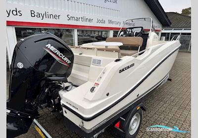 Quicksilver Activ 505 Open Med 100 hk Mercury-Efi 4 Takt 2,1L og 1300 kg Brenderup Bådtrailer Motorboten 2020, met Mercury motor, Denemarken