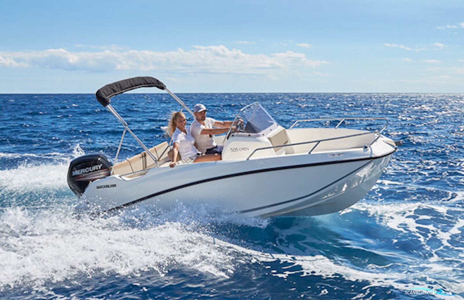 Quicksilver Activ 505 Open m/Mercury F60 hk EFI 4-takt - SOLGT !