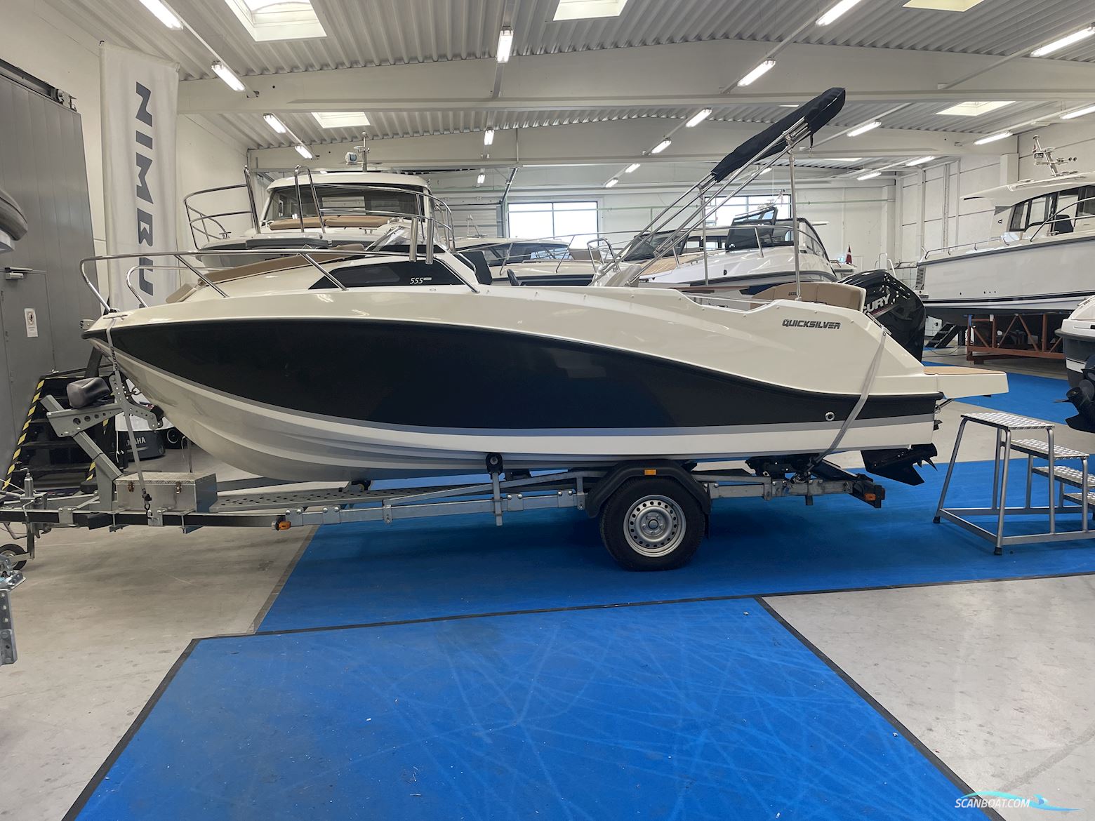 Quicksilver Activ 555 Cabin Motorboten 2021, met Mercury 115 hk Elpt 4-Takt motor, Denemarken