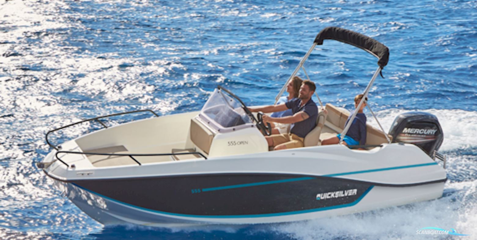 Quicksilver Activ 555 Open m/Mercury F100 hk - SOLGT !