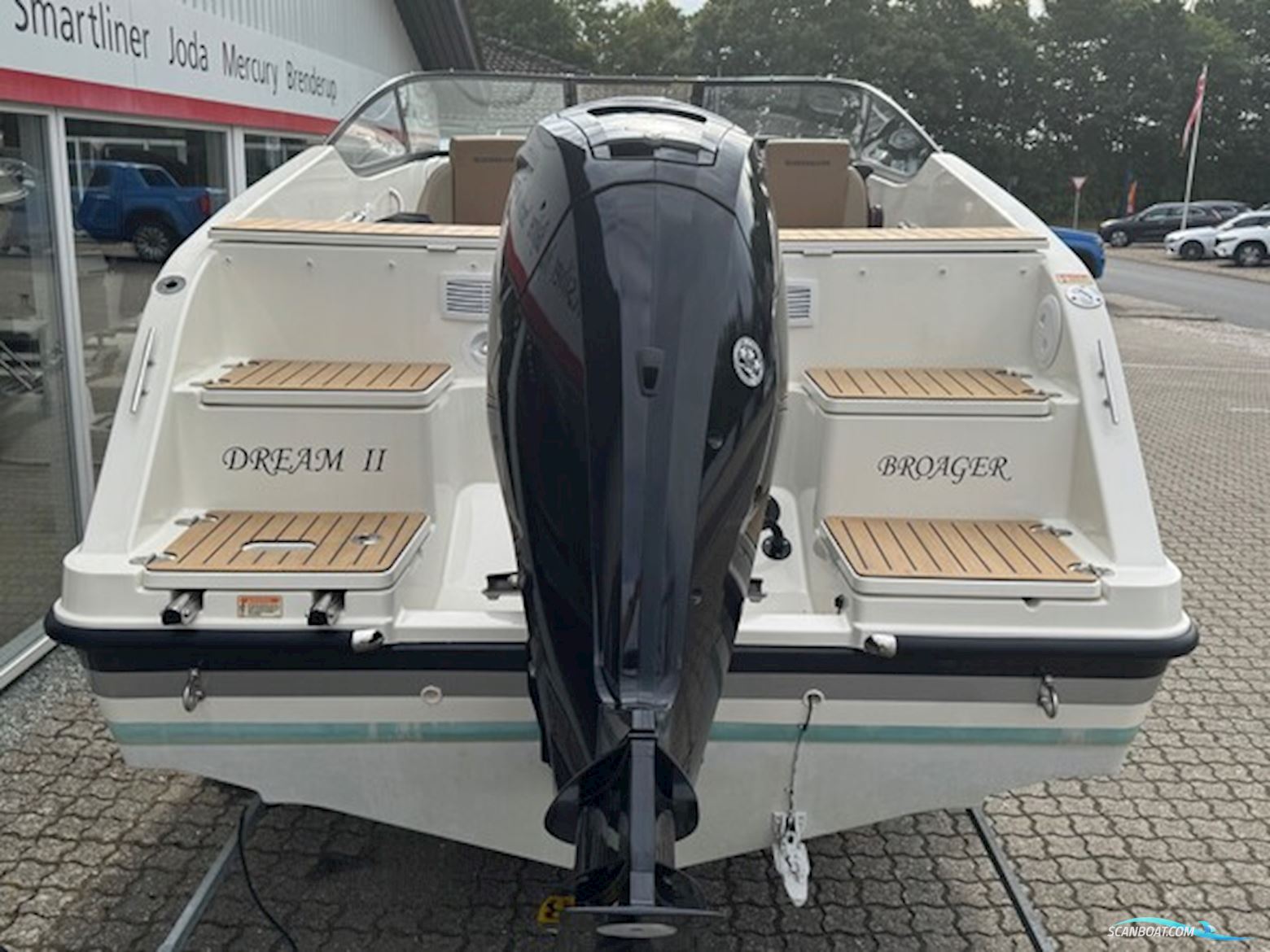 Quicksilver Activ 595 Cruiser Med F115 Mercury-Efi 4 Takt XL CT - Inkl.1800 kg Brenderup 221800SR Premium Bådtrailer.