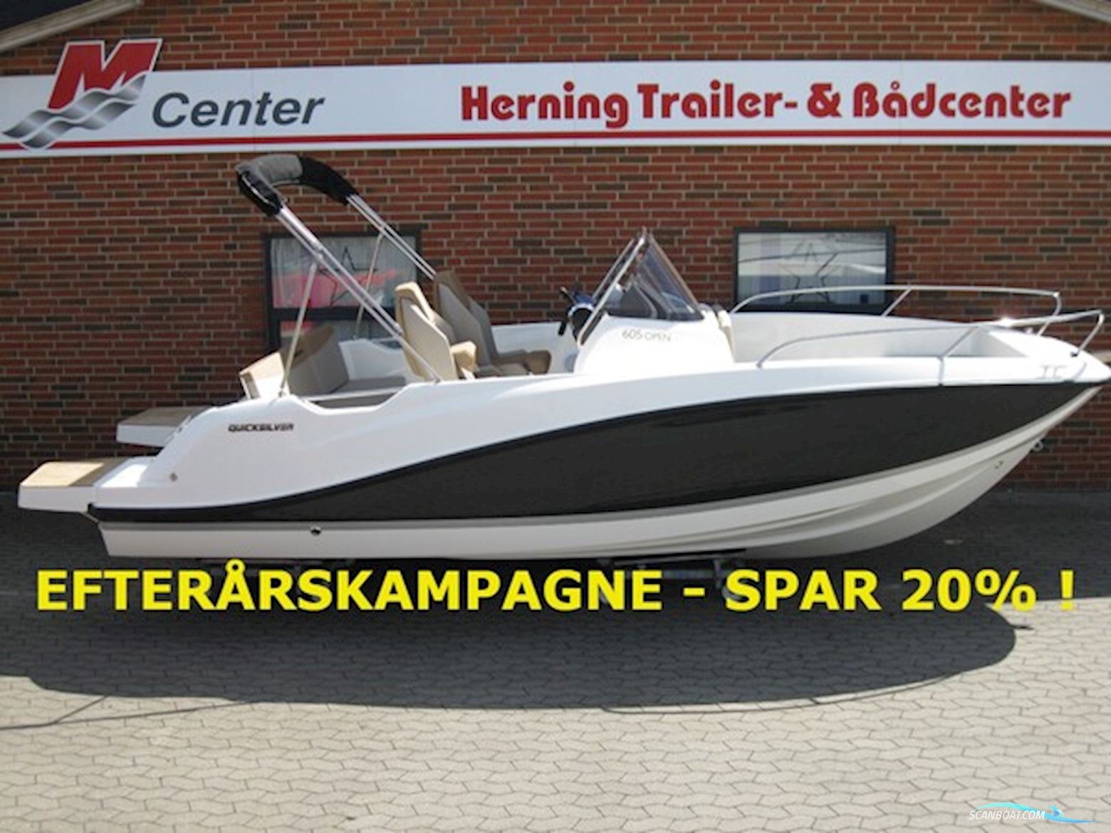 Quicksilver Activ 605 Open m/Mercury F150 hk 4-takt- EFTERÅRSTILBUD ! Motorboten 2025, Denemarken