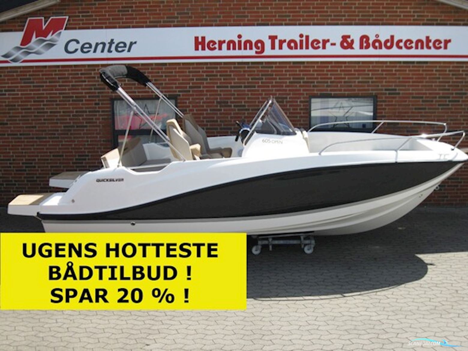 Quicksilver Activ 605 Open m/Mercury F150 hk Efi - Ugens Hotteste Båd ! Motorboten 2024, Denemarken
