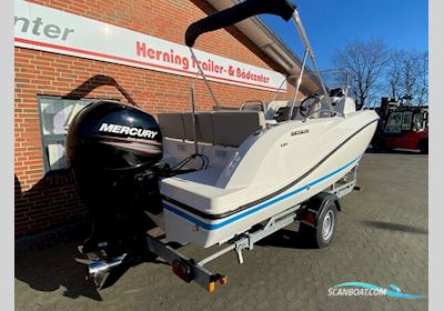 Quicksilver Activ 605 Sundeck m/Mercury F150 hk og Brenderup trailer Motorboten 2012, met Mercury motor, Denemarken