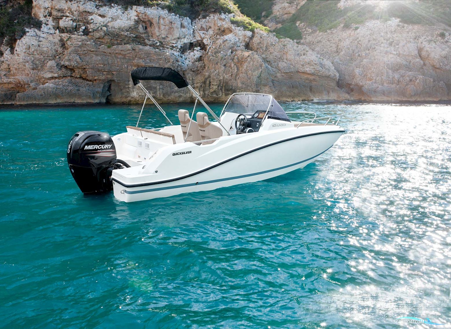 Quicksilver Activ 605 Sundeck Motorboten 2025, Denemarken