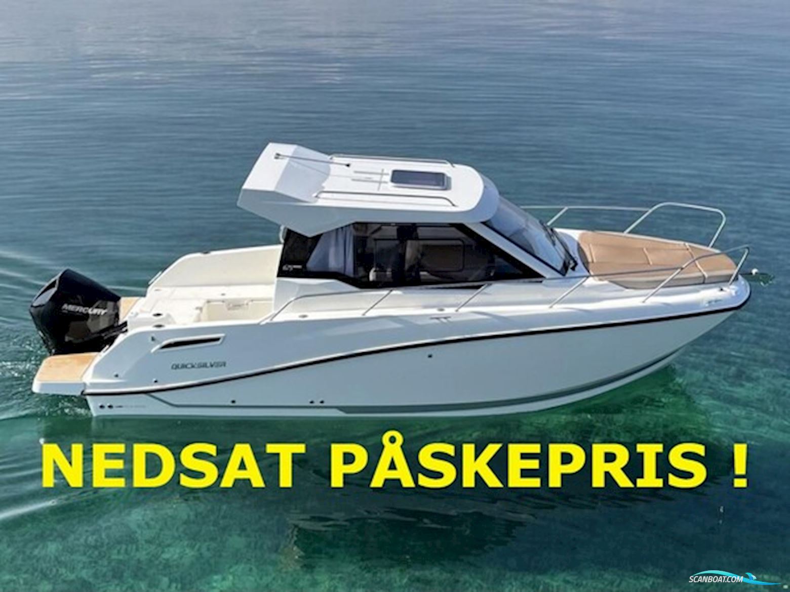 Quicksilver Activ 705 Weekend m/Mercury F150 hk Racing XL DS V6, Hvid - Nedsat Påskepris ! Motorboten 2025, Denemarken