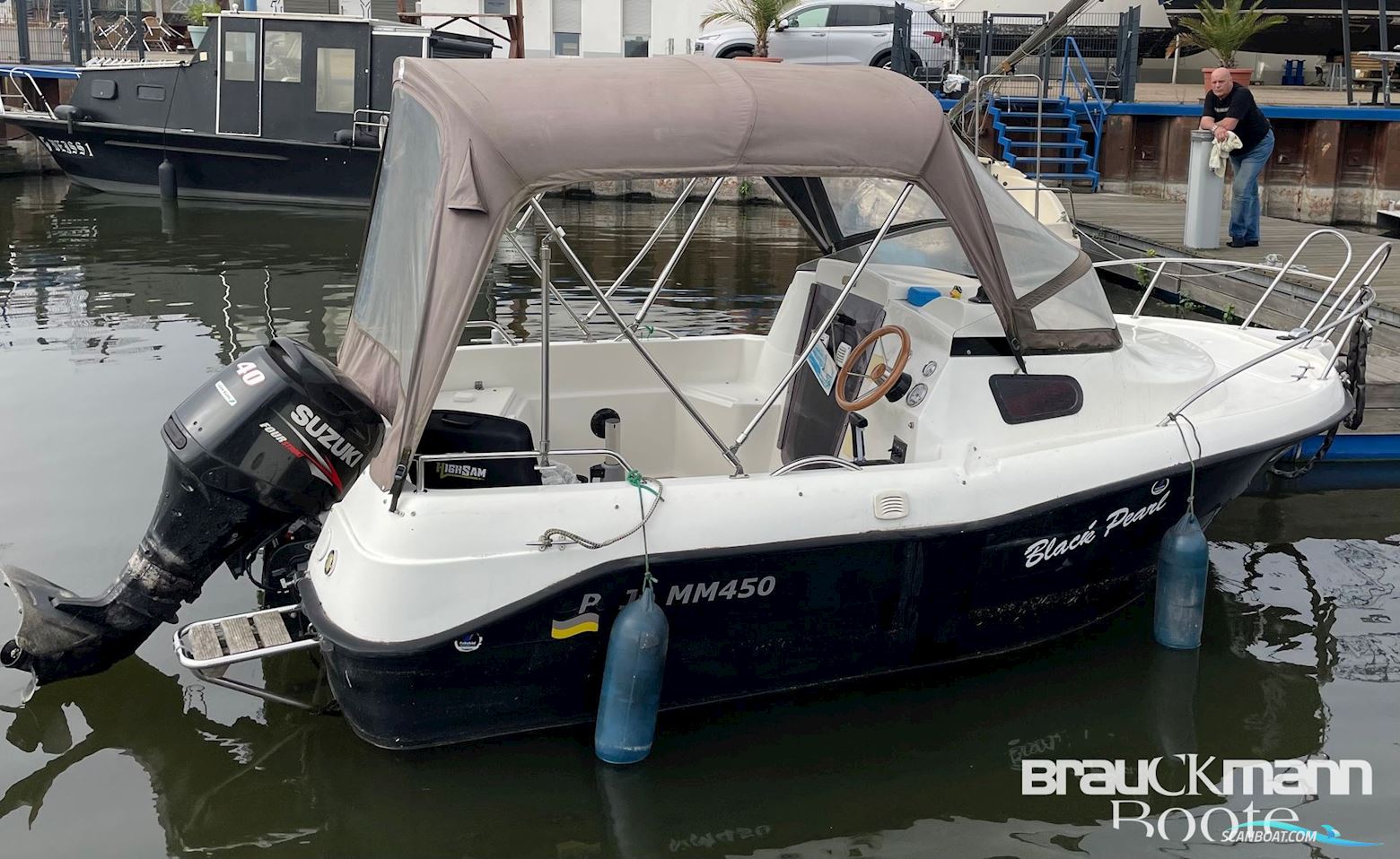 Rajo 450 Cabin Motorboten 2016, met Suzuki motor, Duitsland