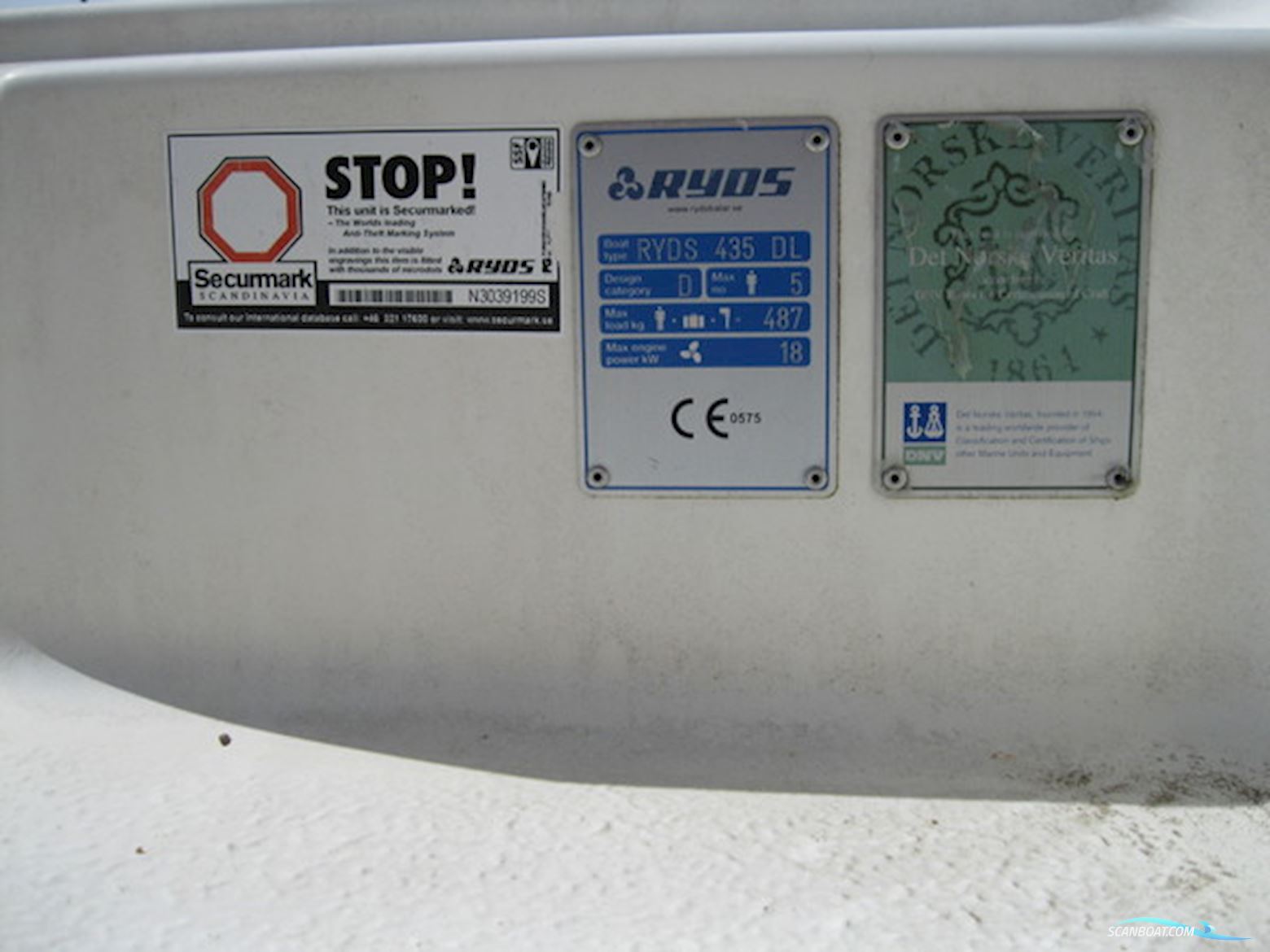 Ryds 435 DL m/Mercury F15 hk EL 
