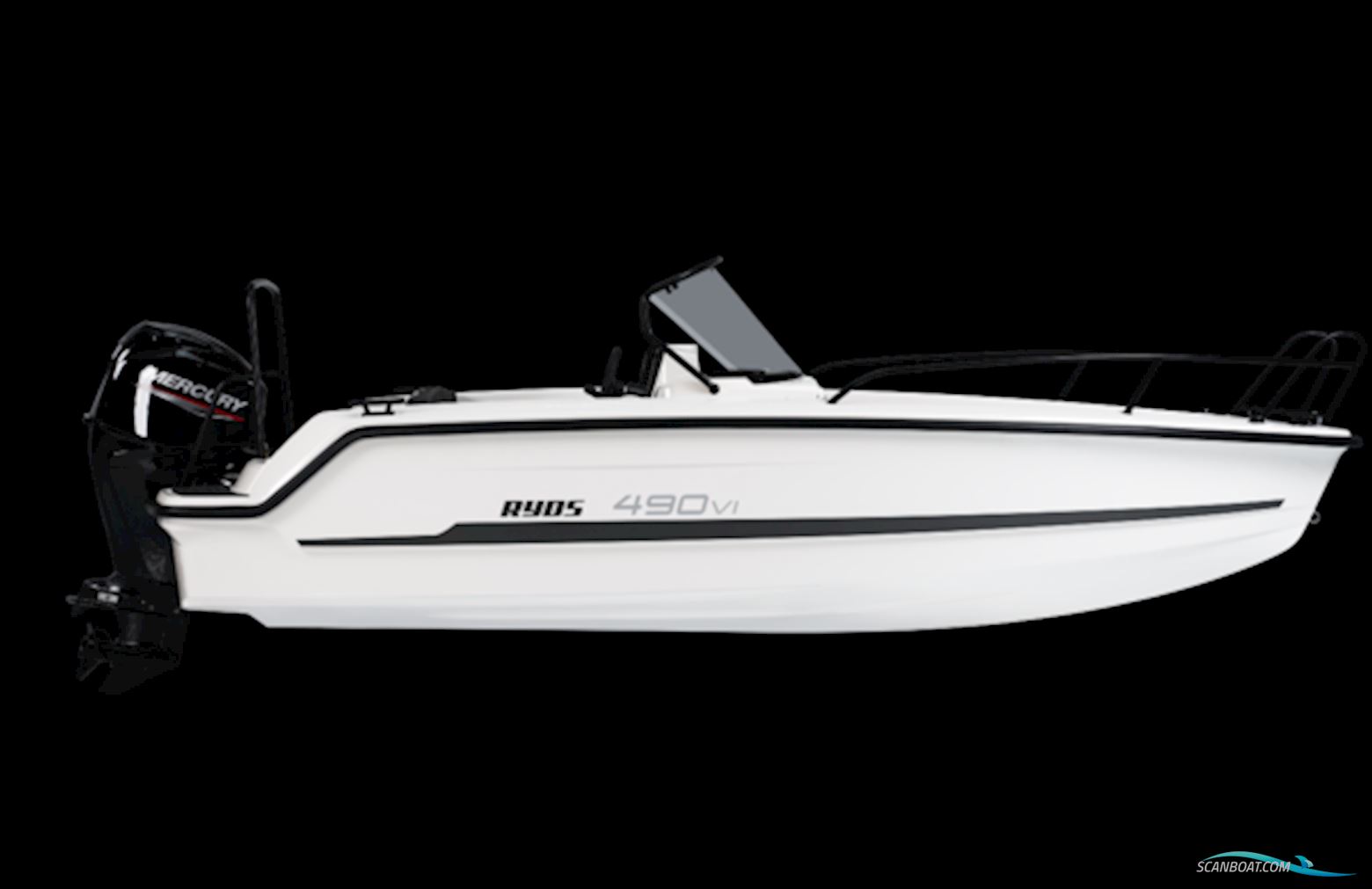 Ryds 490 VI Sport S-Line - Mercury F40 ELPT-EFI m/solindsats