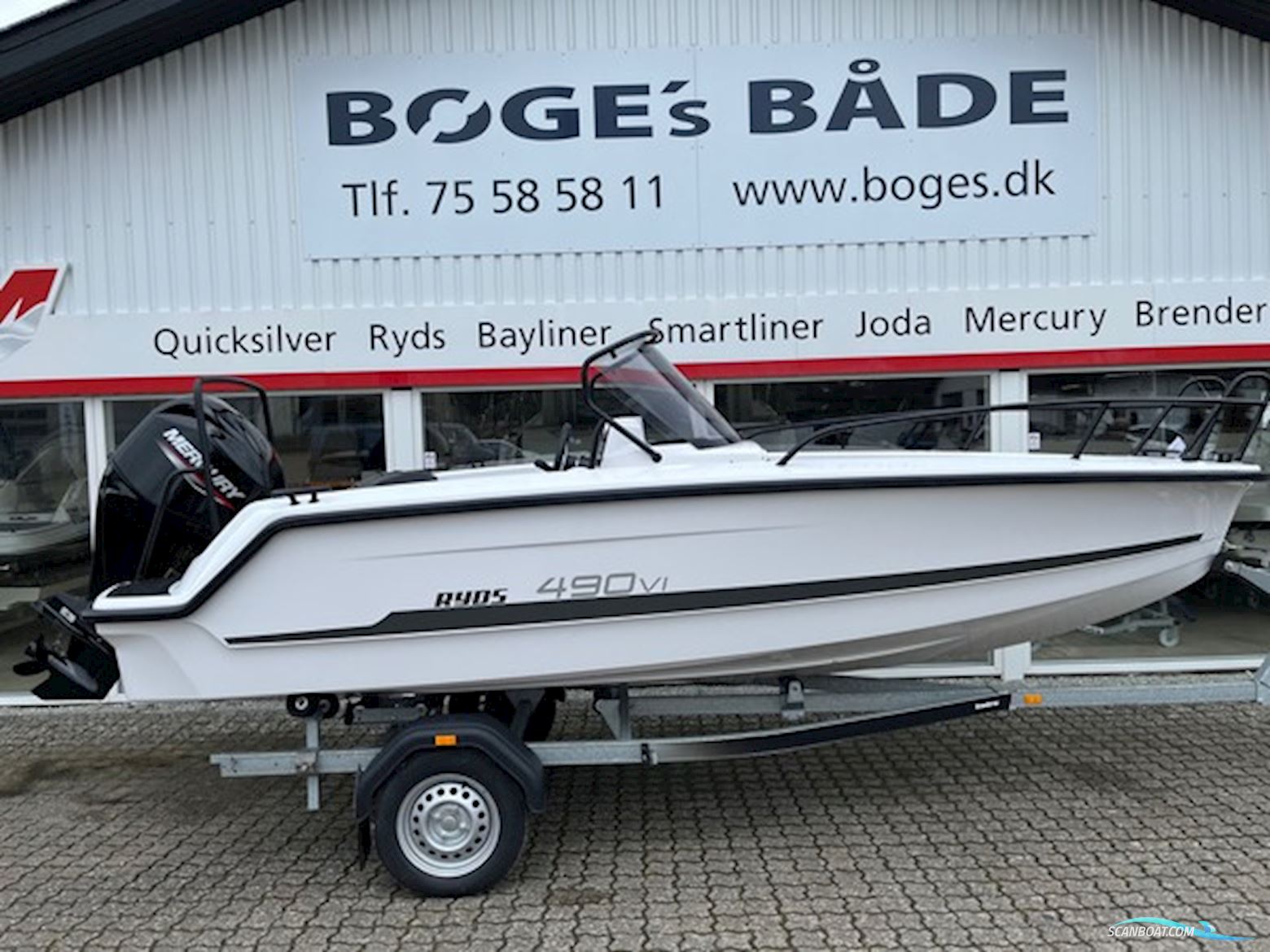 Ryds 490VI Sport S-Line - Mercury F50 Elpt-Efi Motorboten 2024, met Mercury motor, Denemarken