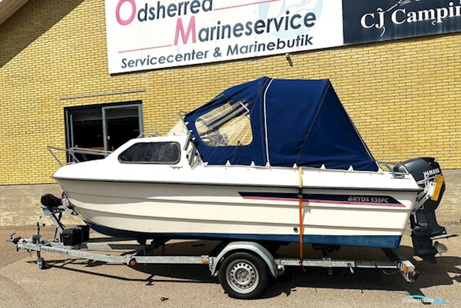 Ryds 535 FC Med Yamaha F50Aet Motorboten 2002, met Yamaha motor, Denemarken