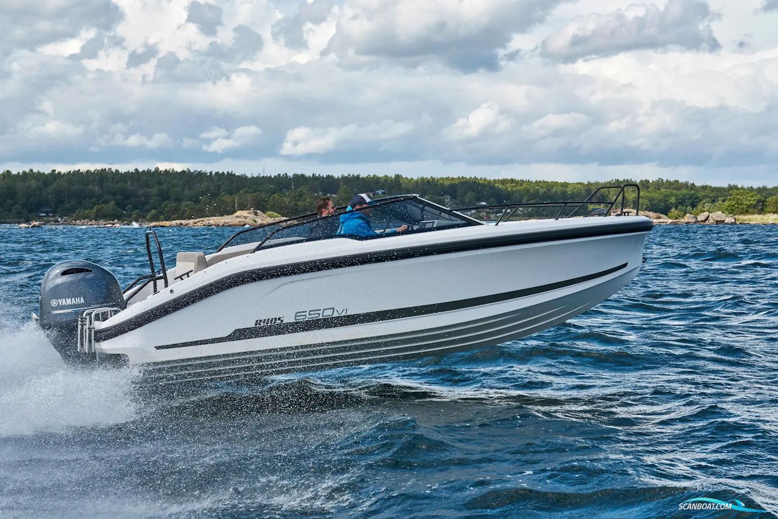 Ryds 650VI BR Motorboten 2024, met Yamaha F115 motor, Denemarken