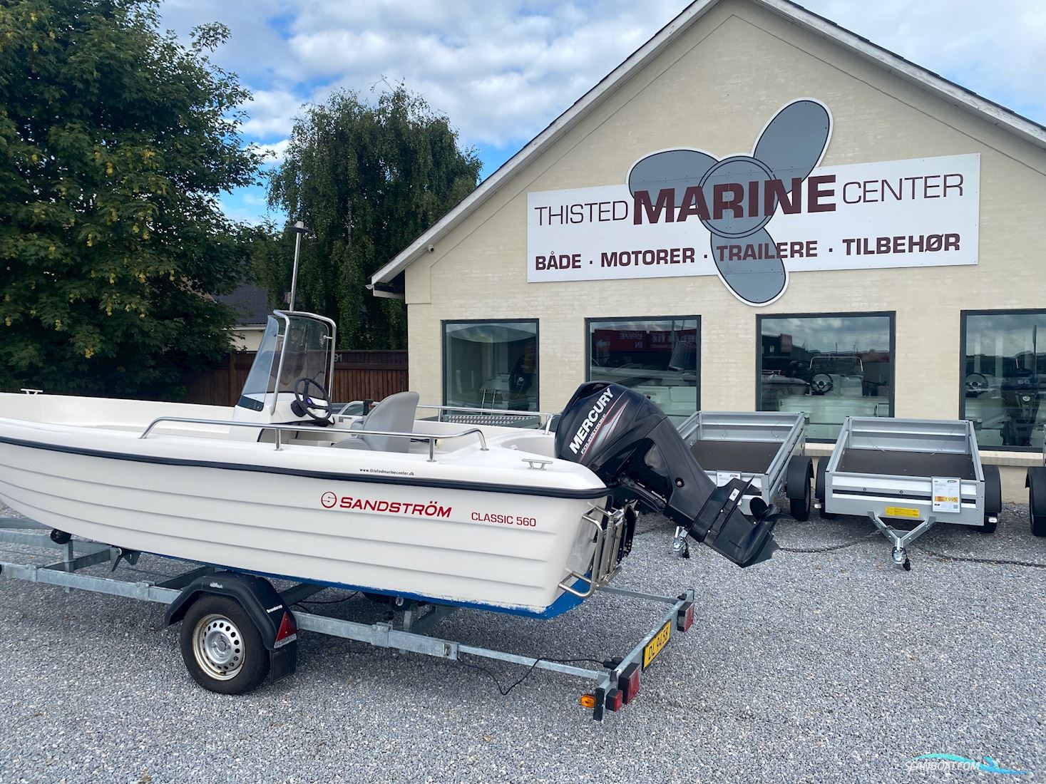 Sandstrøm 560 Med F40 og Trailer