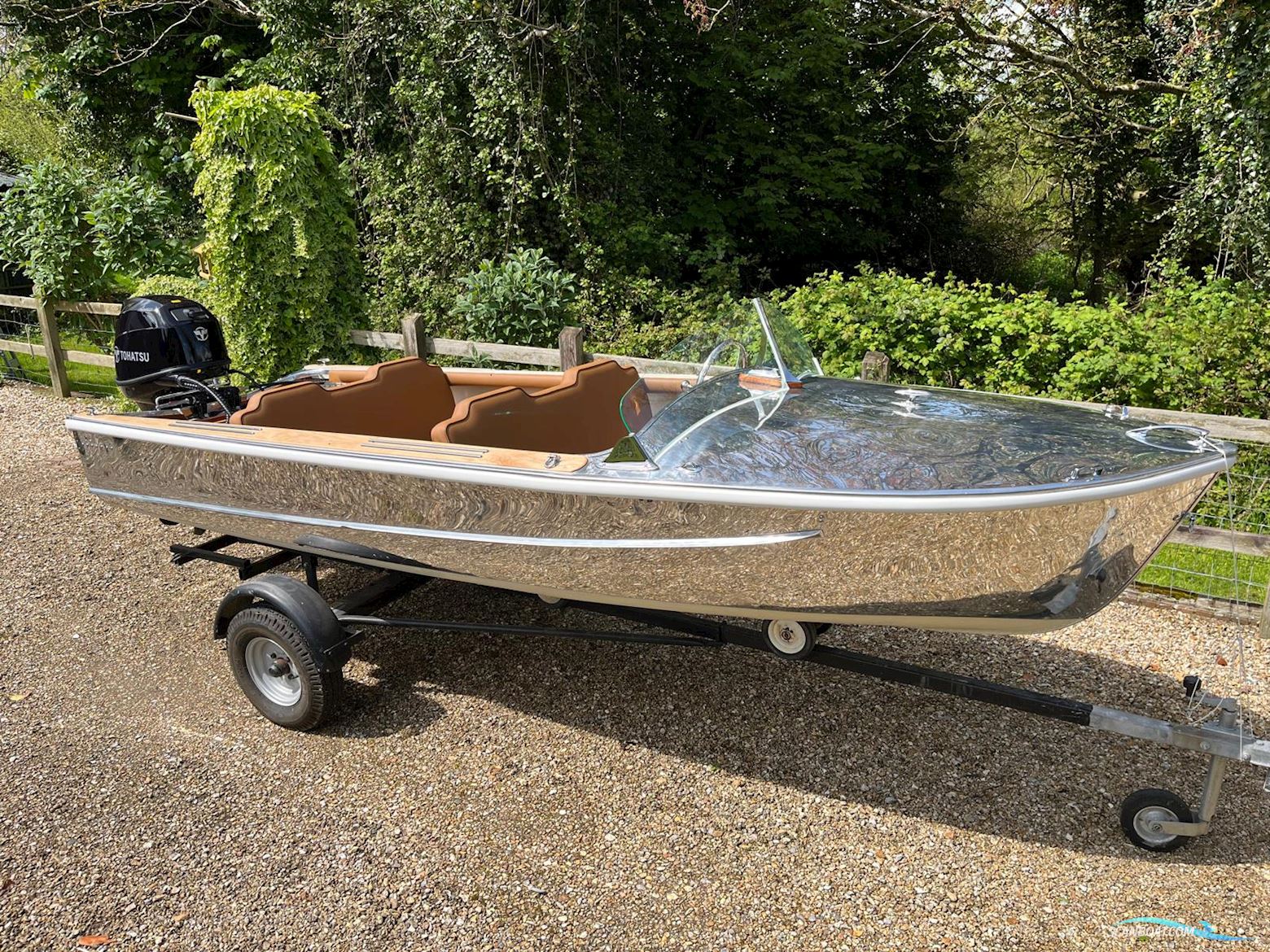 Saro Terrapin Aluminium Speedboat Motorboten 1958, met Tohatsu motor, United Kingdom