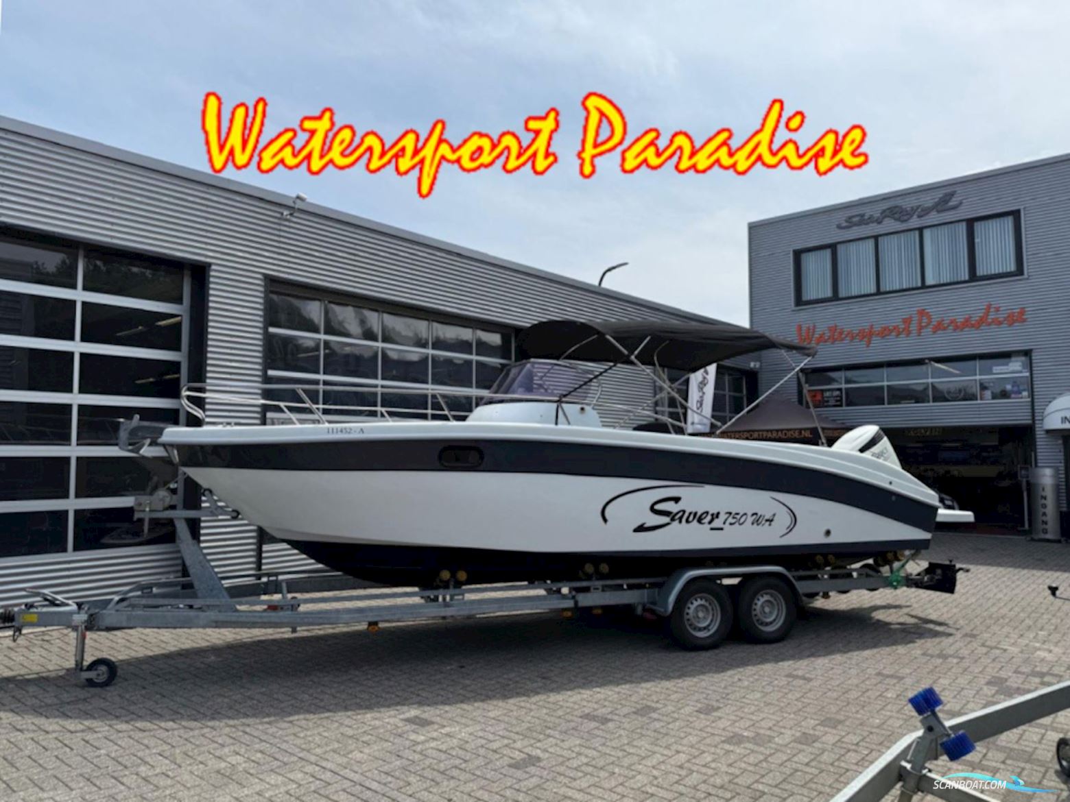 Saver 750 WA Motorboten 2019, met Suzuki motor, The Netherlands