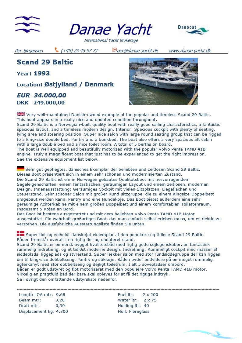 Scand 29 Baltic