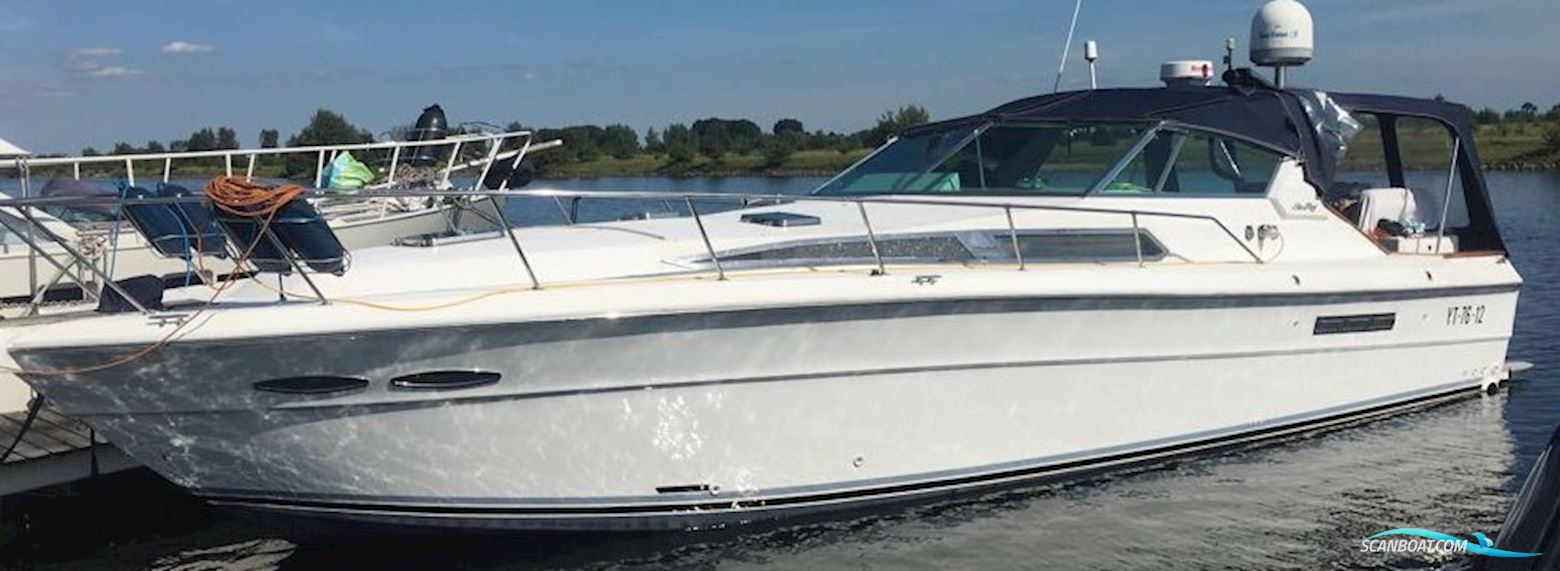Sea Ray 400 Express Cruiser Motorboten 1988, met Caterpillar motor, The Netherlands