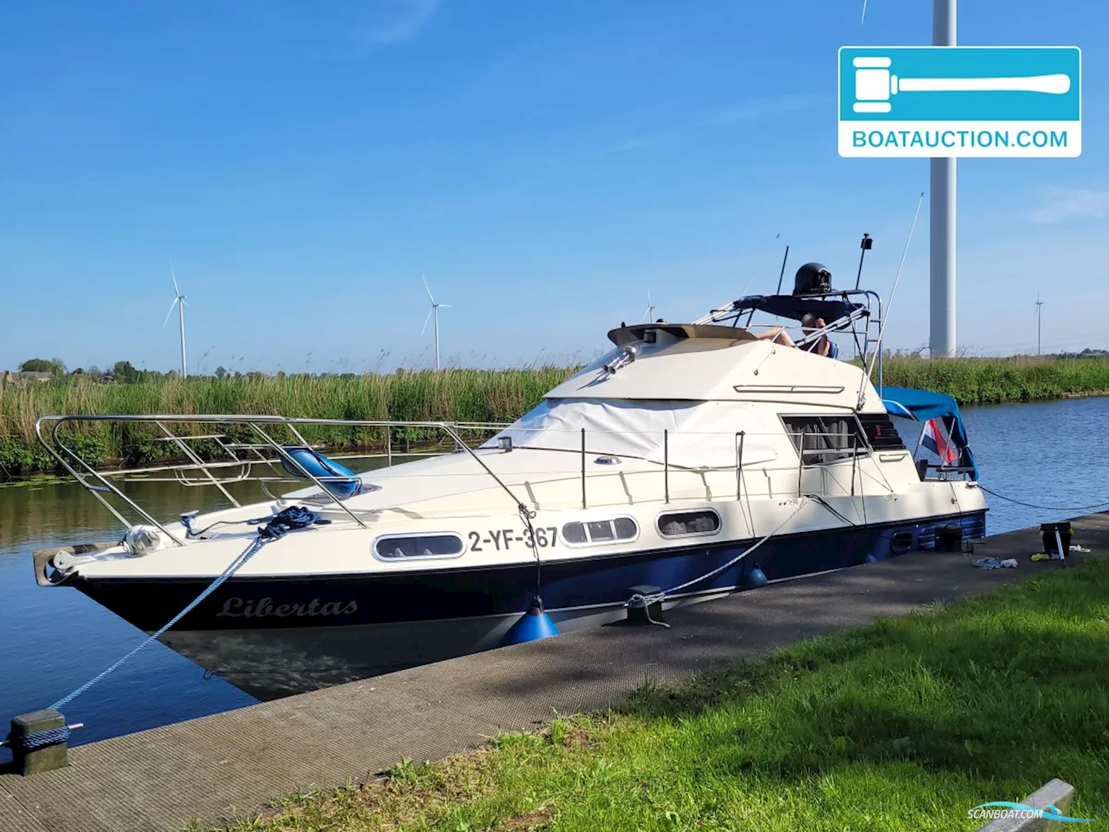 Sealine 305 fly Motorboten 1985, met Volvo Penta motor, The Netherlands