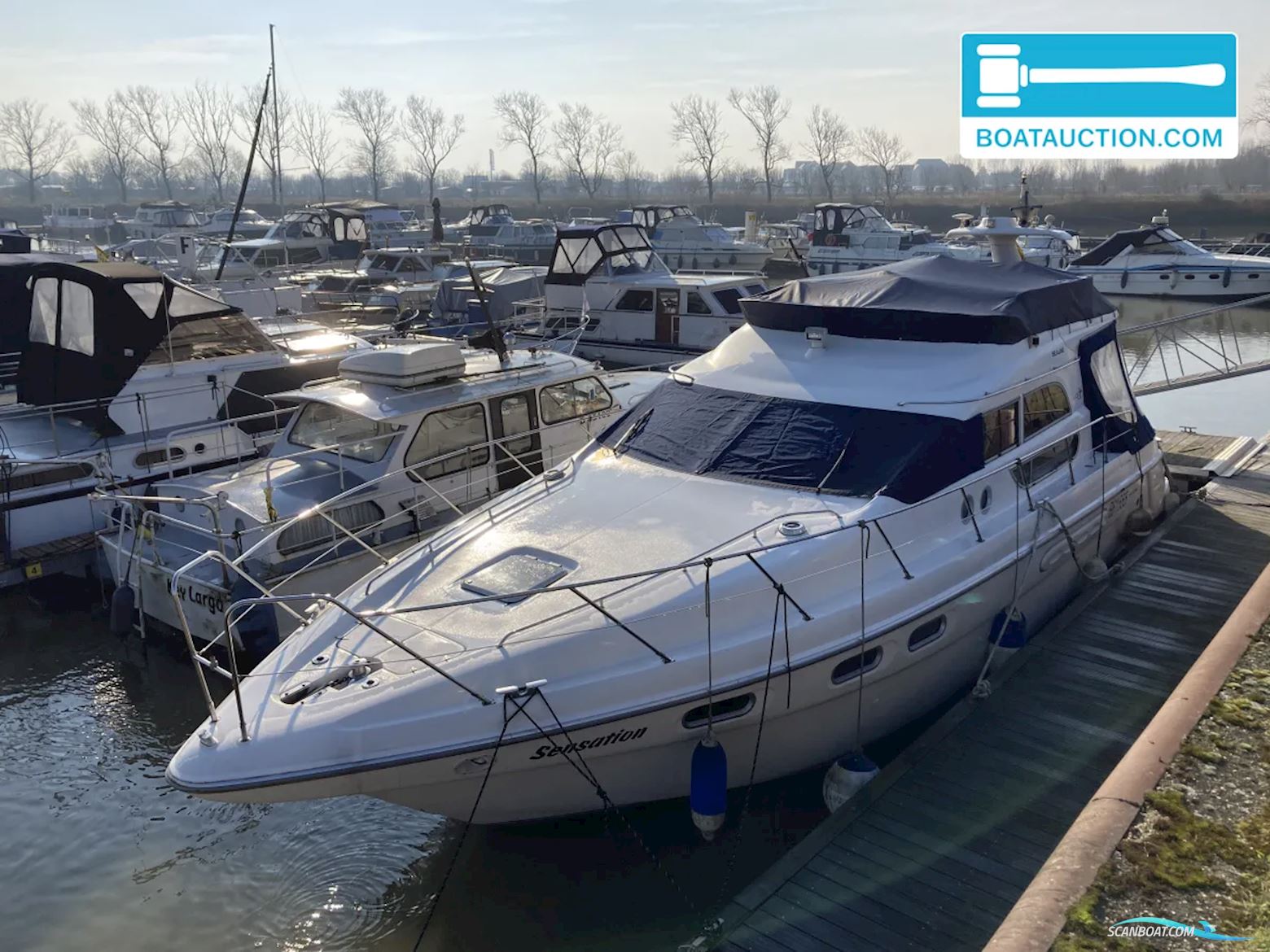 Sealine 420 Statesman Motorboten 1996, met Volvo Penta motor, België