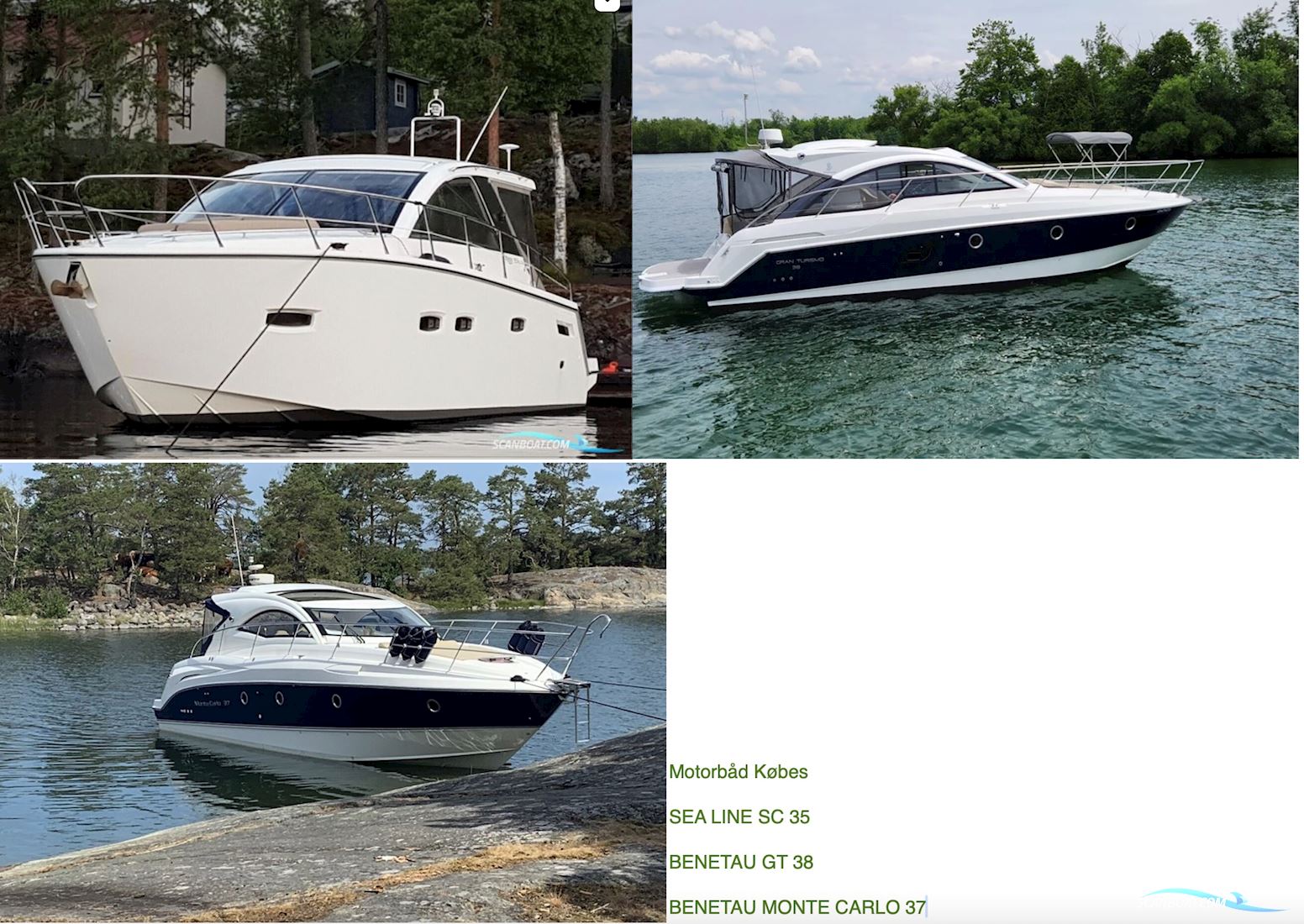 Sealine eller Beneteau købes Motorboten 2010, Denemarken