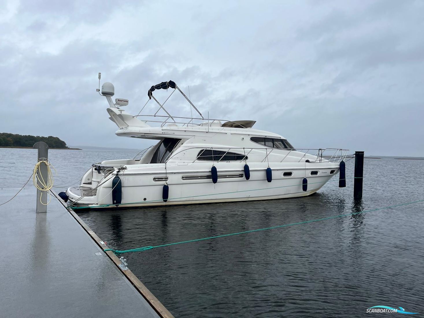Sealine T51 Flybridge Motorboten 2000, met Volvo Penta TAMD 122 motor, Denemarken
