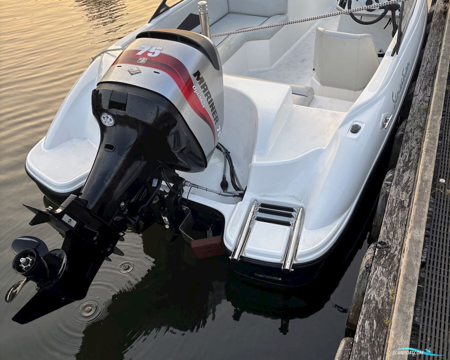 Sensation 17DL Motorboten 2009, met Mercury Optimax 75 motor, Denemarken