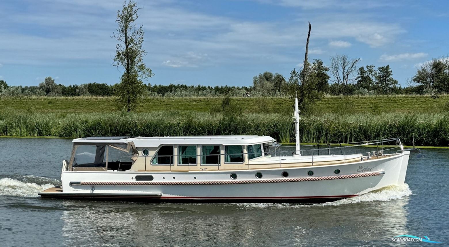 Serious Yachts Gently Low Bridge 14.50 Sedan Motorboten 2014, met Vetus Deutz motor, The Netherlands