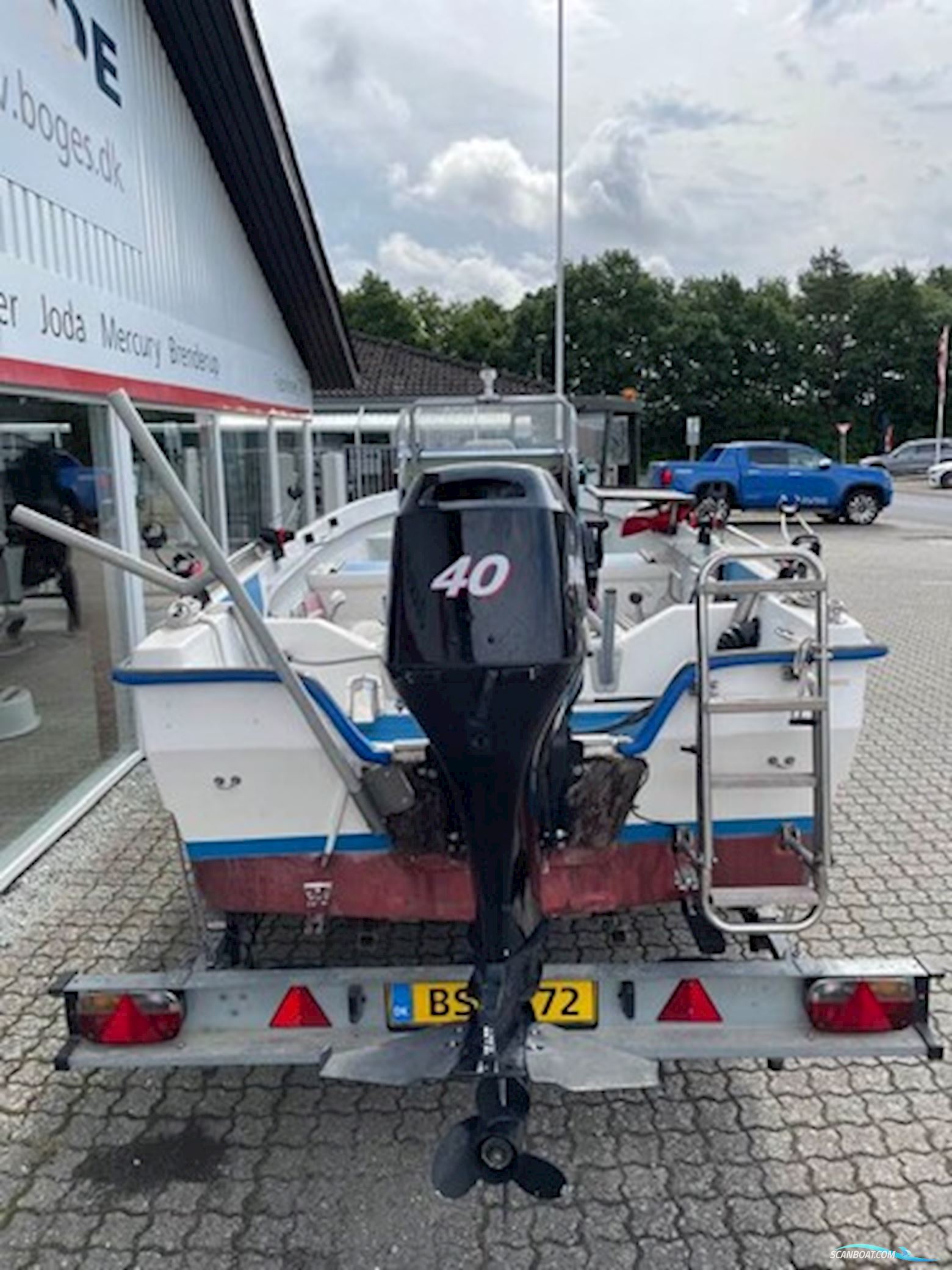 Silver Viking 16 Fod Styrepultsbåd Med 40 hk Mercury-Efi 4 Takt - Afhentnings Pris