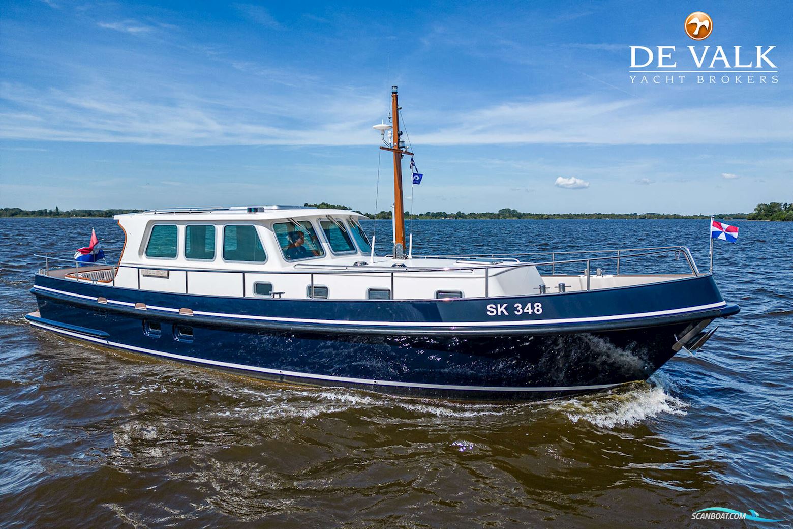 Sk Kotter Pilot 1250 OK Motorboten 2010, met Volvo Penta motor, The Netherlands