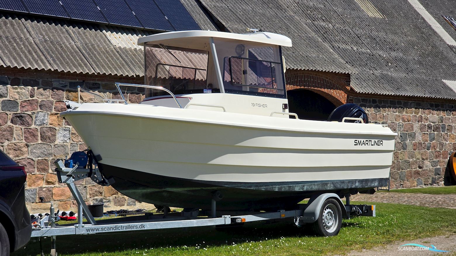 Smartliner Fisher 19 Motorboten 2016, met Mercury F80 motor, Denemarken