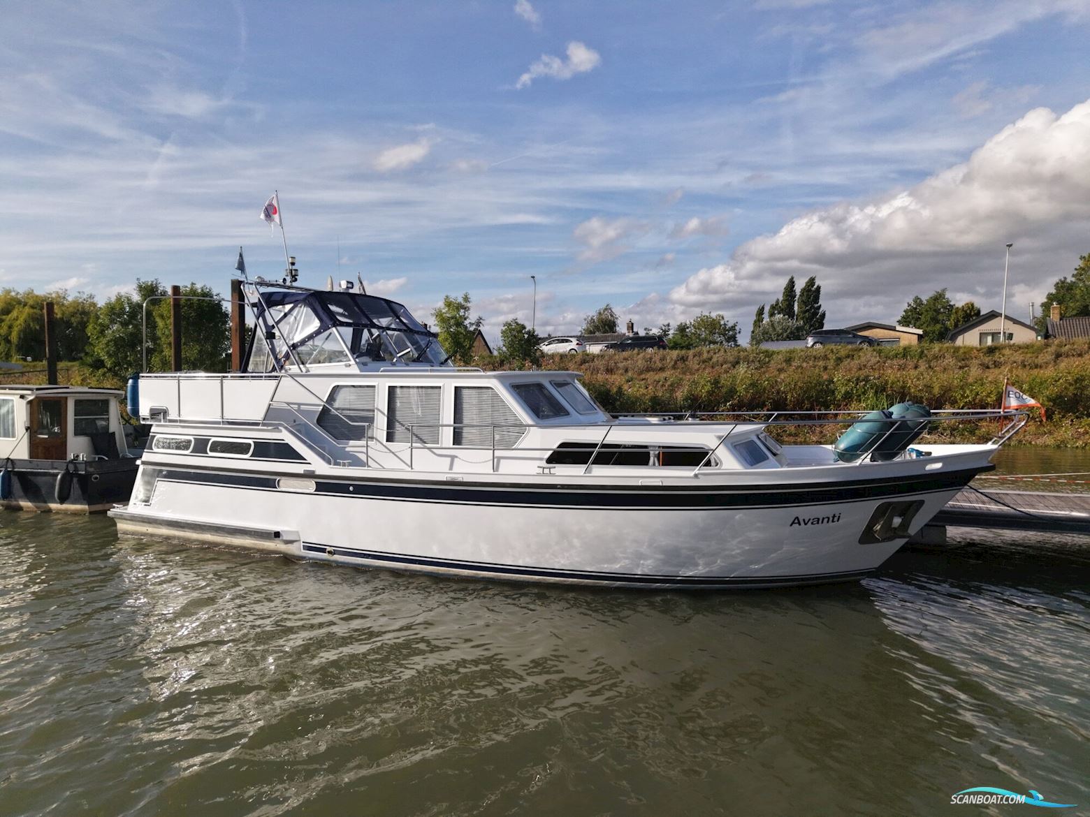 Smelne 11.40 AK Cabrio Motorboten 2000, met Iveco Aifo motor, The Netherlands