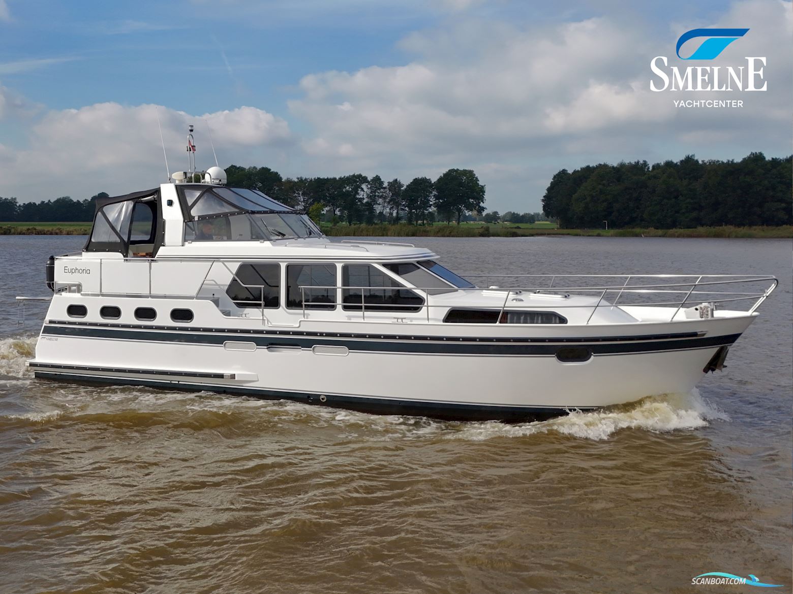 Smelne Kruiser 1280S Motorboten 2000, met Perkins, M135 motor, The Netherlands