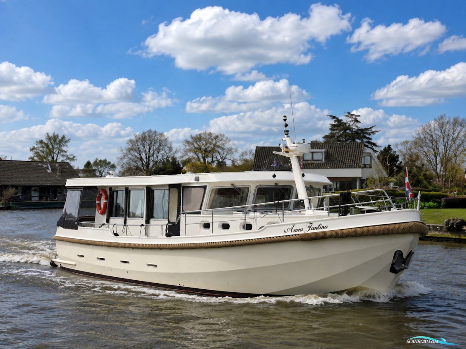 Smelne Salon Vlet 1485 Motorboten 2004, met Vetus Deutz motor, The Netherlands