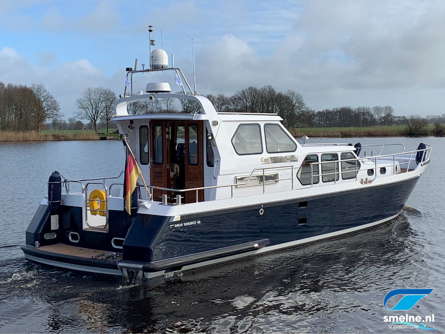 Smelne Slingshot 46 Motorboten 2003, met Yanmar, 6LY2A-STP motor, The Netherlands