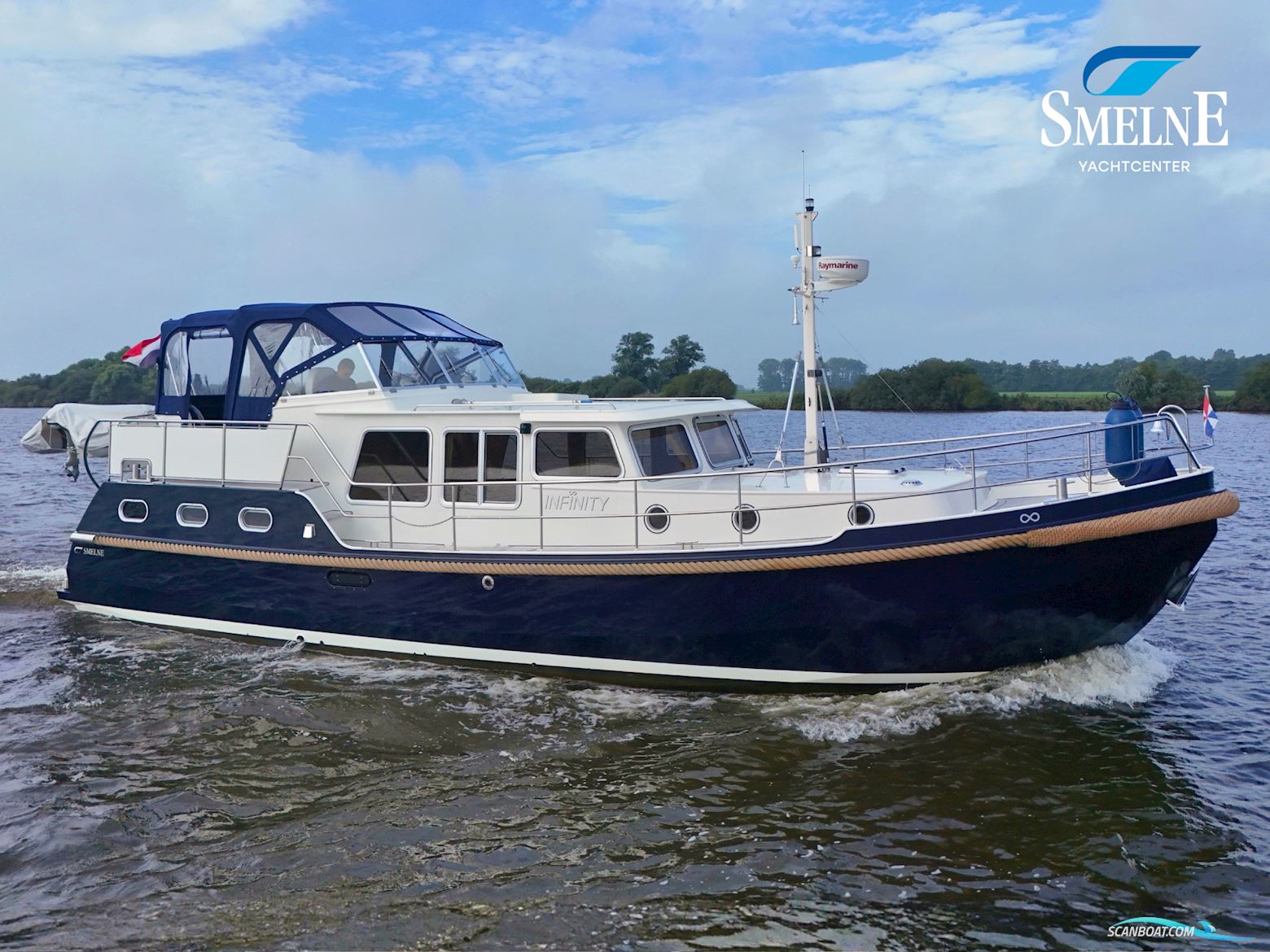 Smelne Vlet 1295 Motorboten 2008, met Volvo Penta, D3 motor, The Netherlands