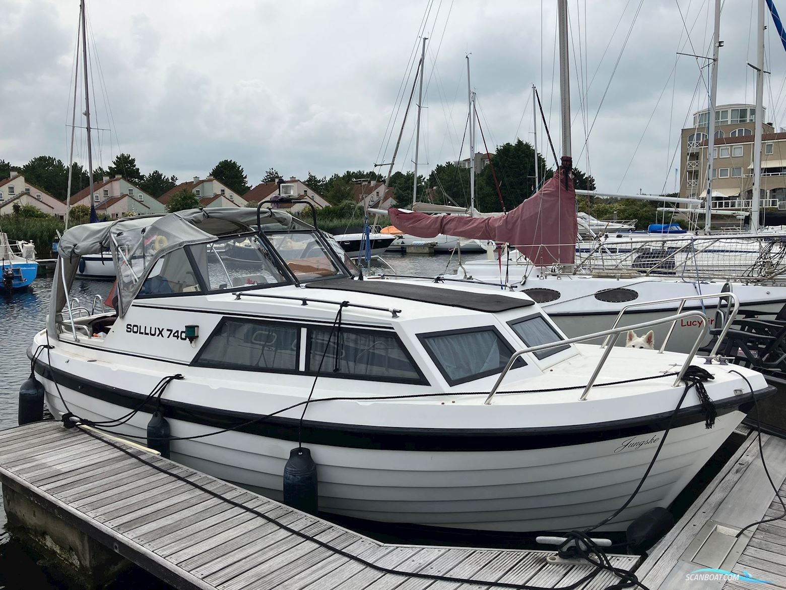 Sollux 740 Motorboten 1990, met Volvo Penta motor, The Netherlands