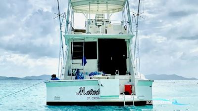 Southern Cross 44 Fish Motorboten 1987, met Detroit Diesel motor, USA