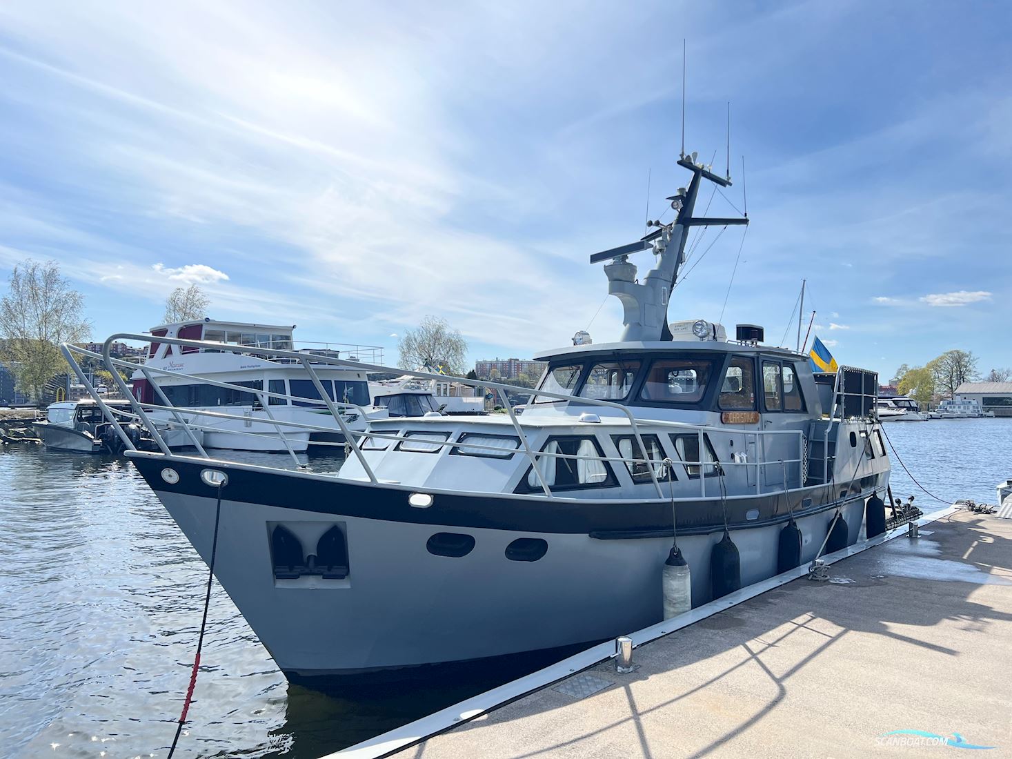Stålbåt 11m "Atlantic Cruiser" Motorboten 1982, met Ford Lehmann 120 hk motor, Sweden