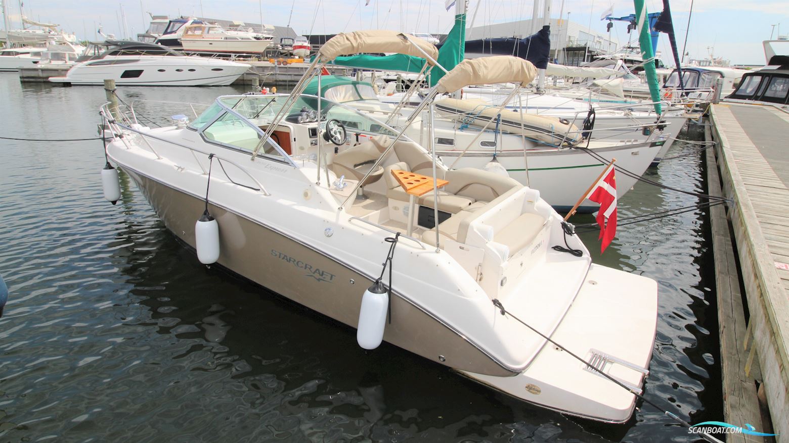 Starcraft 2650 Express Cruiser  Motorboten 2007, met Mercruiser motor, Denemarken