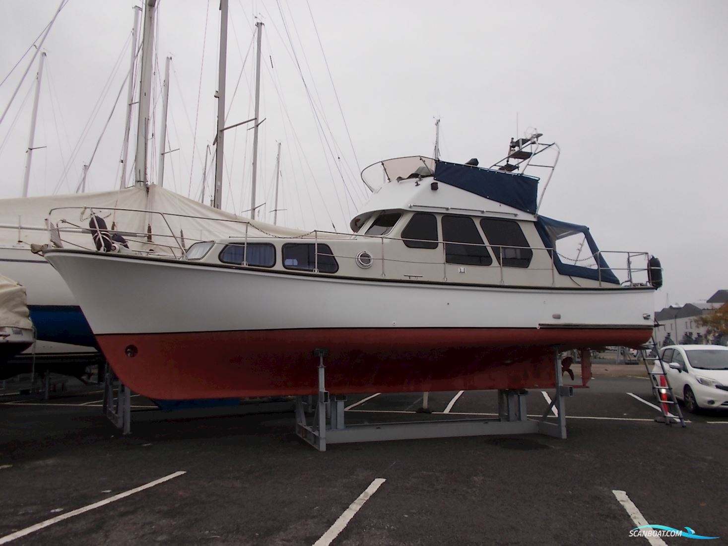 Starlett 34 Motorboten 1981, met Mercedes motor, Denemarken