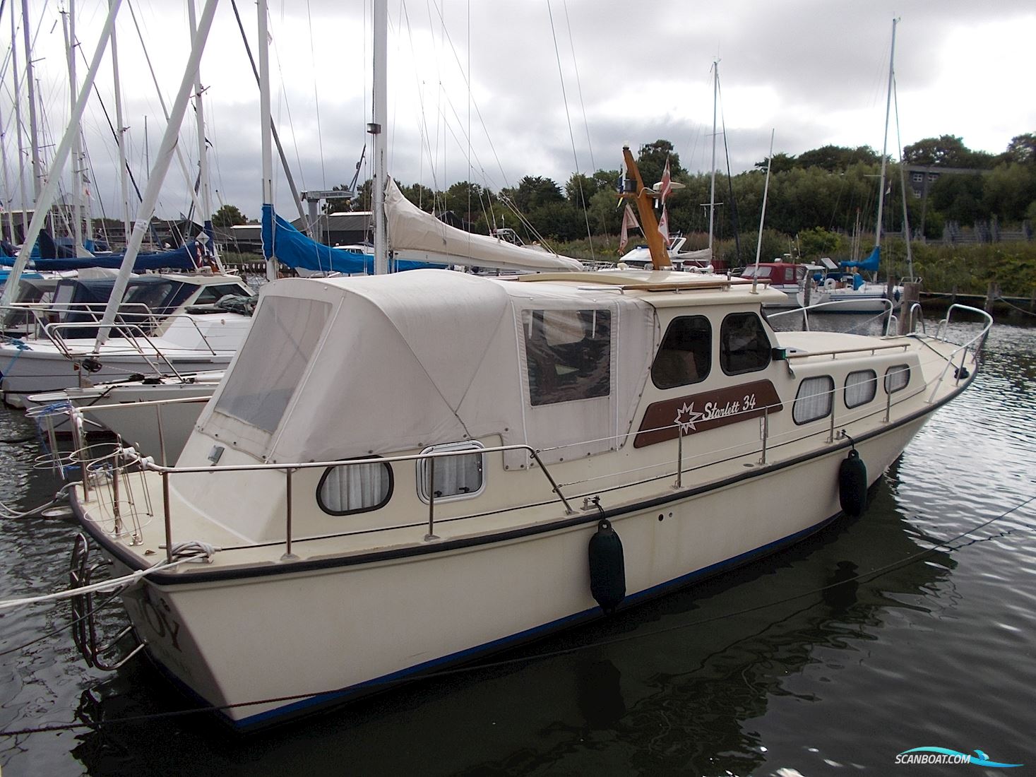 Starlett 34 Motorboten 1978, met Ford motor, Denemarken