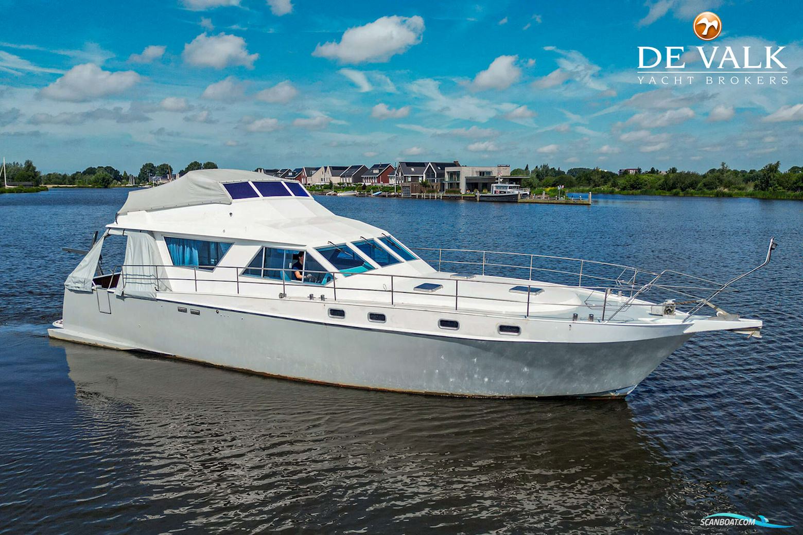 Steel Motoryacht Eagle 55 Motorboten 1989, met Daf motor, The Netherlands