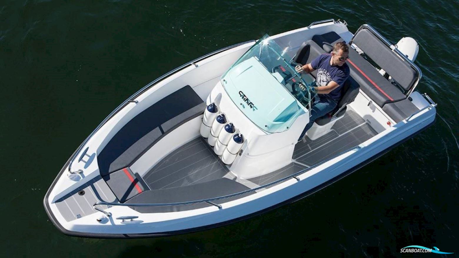 Sting 530 S - 50 HK Yamaha Motorboten 2025, met Yamaha F50Hetl motor, Denemarken