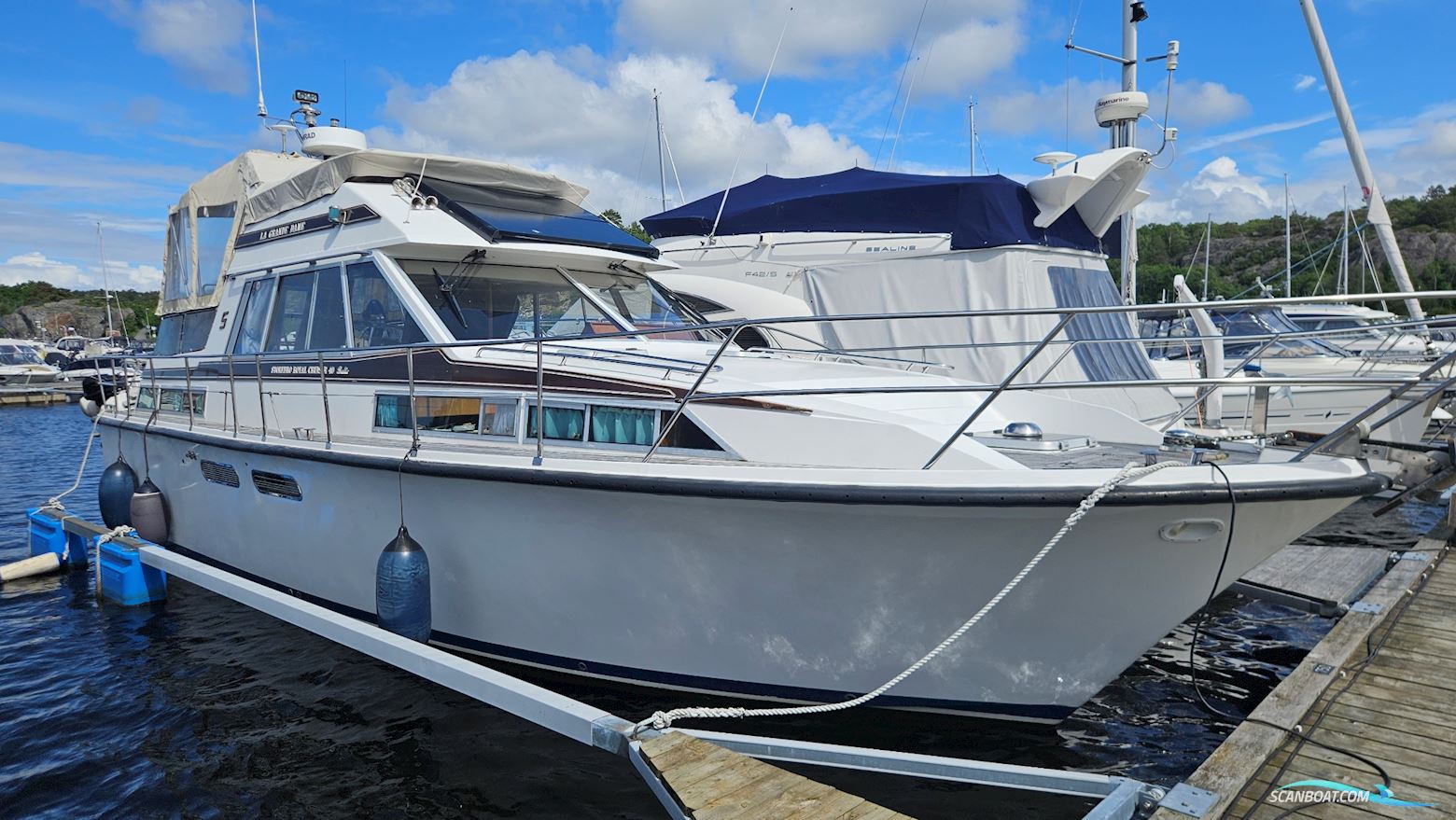 Storebro Royal Cruiser 40 Baltic Motorboten 1983, met Tamd70D motor, Sweden