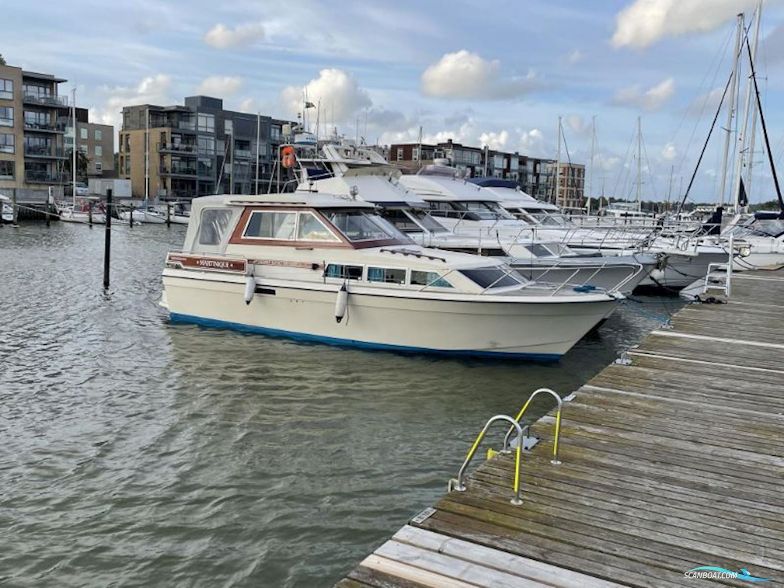 Storebro Royal Cruiser Biscay 31 Motorboten 1983, met Volvo Penta
 motor, Denemarken