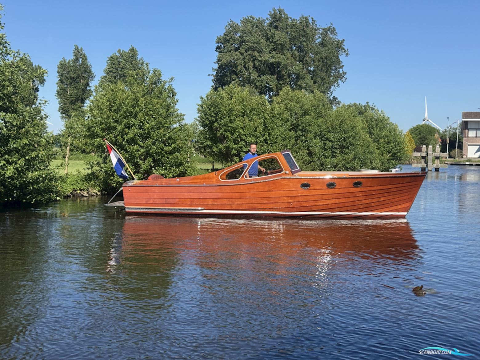 Storebro Zweedse Sloep 25 Solo Flus Volledig Gerestaureerd Motorboten 1963, met Yanmar motor, The Netherlands